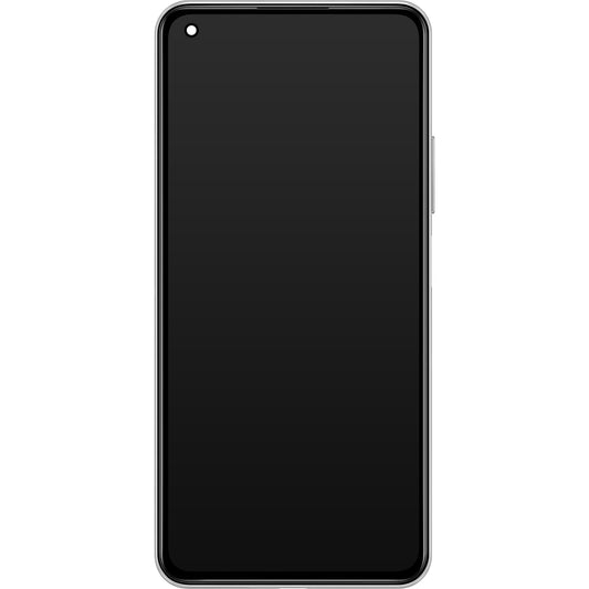 Xiaomi 11 Lite 5G NE Touchscreen Display with Frame, Snowflake White, Service Pack 5600040K9D00