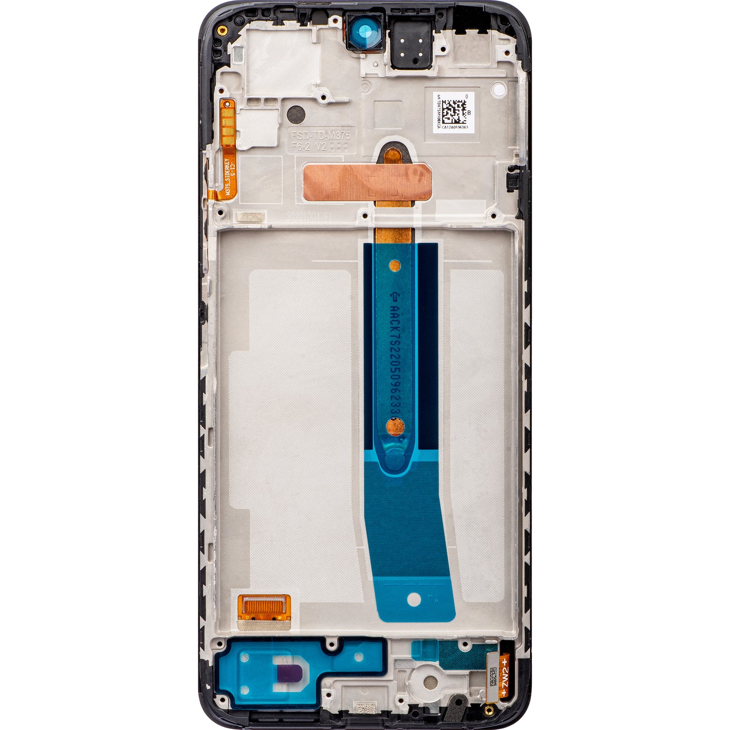 Xiaomi Redmi Note 11S Touchscreen Display, with Frame, Graphite Gray, Service Pack 5600010K7S00