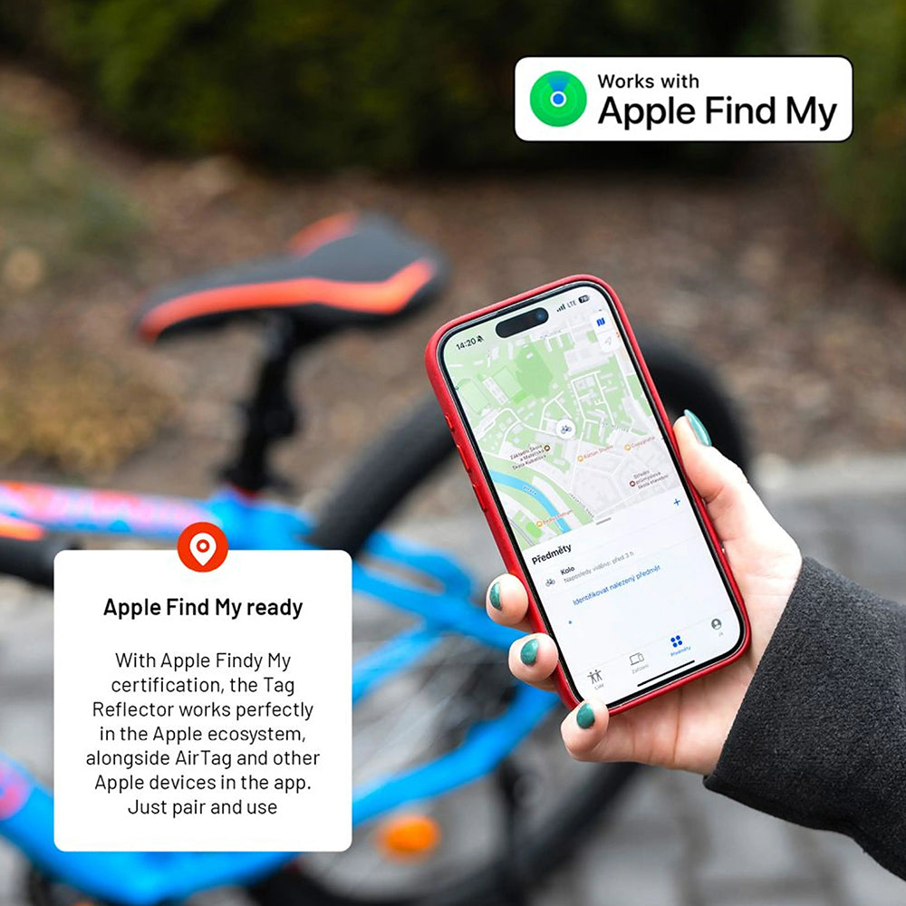 Fixed SmartTag Bike for iOS Series, Black