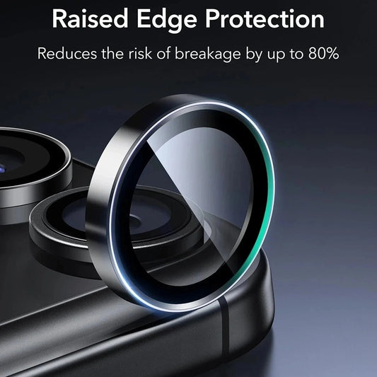 ESR Armorite Rear Camera Protector for Apple iPhone 17 Pro Max, Tempered Glass, Set of 2 pieces, Black