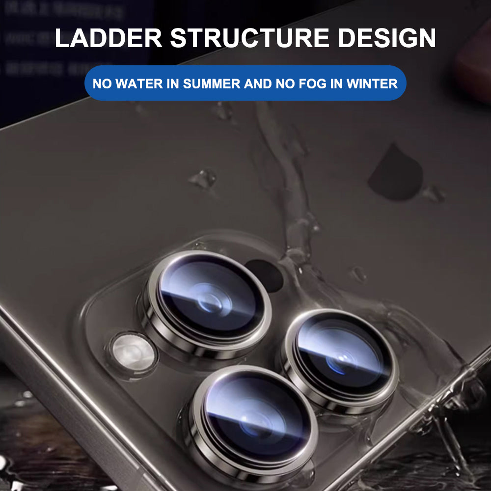 Rear Camera Protection Film Lito Titanium AR for Apple iPhone 17 Air, Tempered Glass, Black
