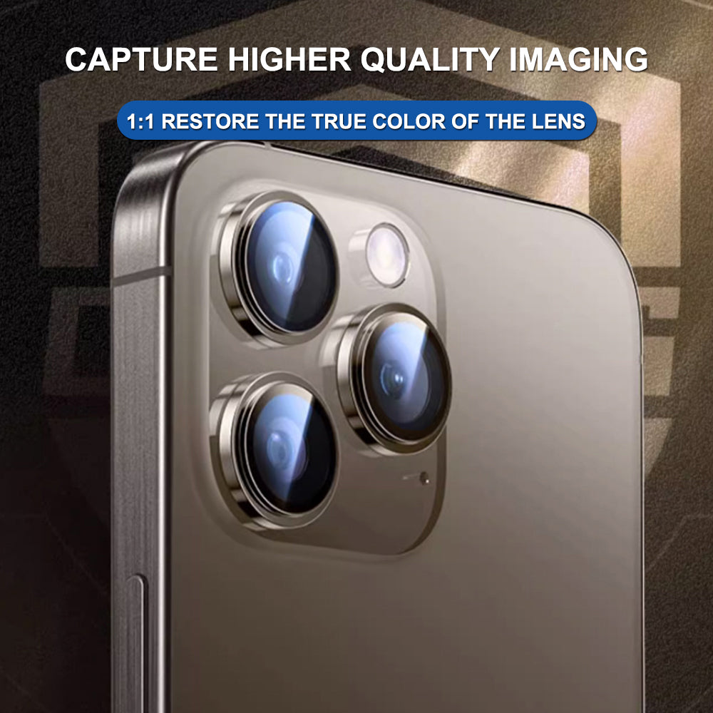 Rear Camera Protection Film Lito Titanium AR for Apple iPhone 17, Tempered Glass, Silver