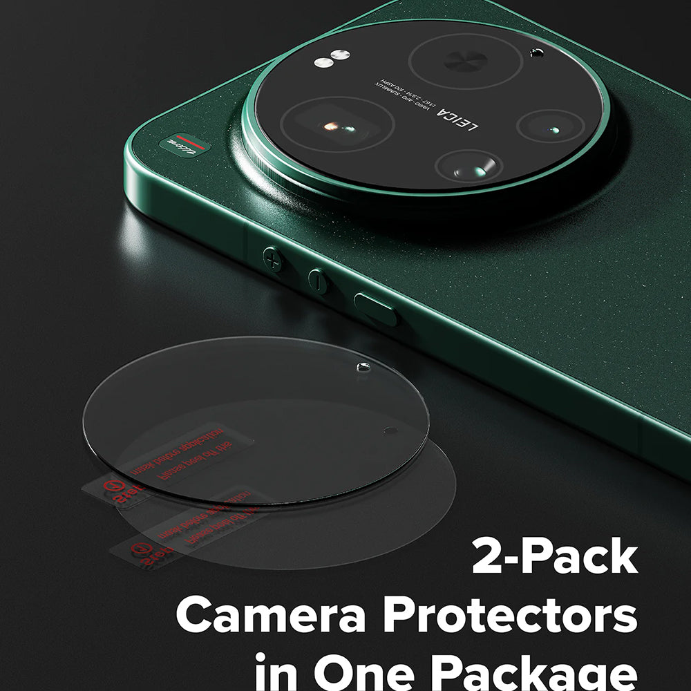 Ringke Rear Camera Protective Film for Xiaomi 17 Ultra, Tempered Glass, Set of 2 Pieces, Transparent