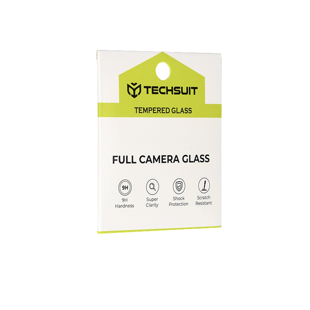 Techsuit Rear Camera Protection Film for Samsung Galaxy A37 5G, Tempered Glass, Black