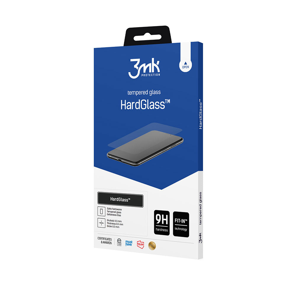 3MK HardGlass Screen Protector for Samsung Galaxy S21 FE 5G G990, Tempered Glass, Full Glue