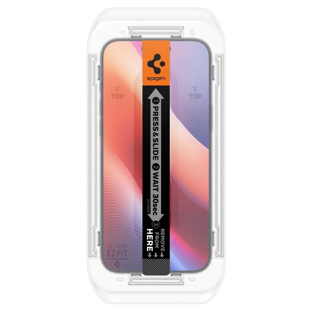Spigen GlastR EZ FIT Screen Protector for Apple iPhone 17 Pro Max / 16 Pro Max, Tempered Glass, Full Glue, Set of 2 pieces AGL07907