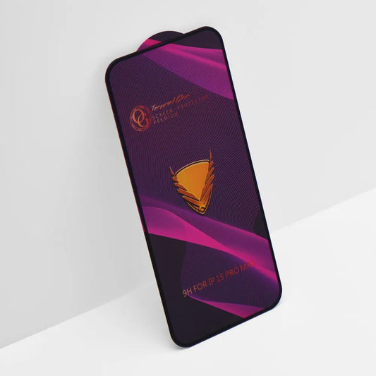 OEM OG Premium Screen Protector for Apple iPhone 17 Pro, Tempered Glass, Full Glue, Black