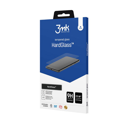 3MK HardGlass Screen Protector for Samsung Galaxy A26 A266, Tempered Glass, Full Glue