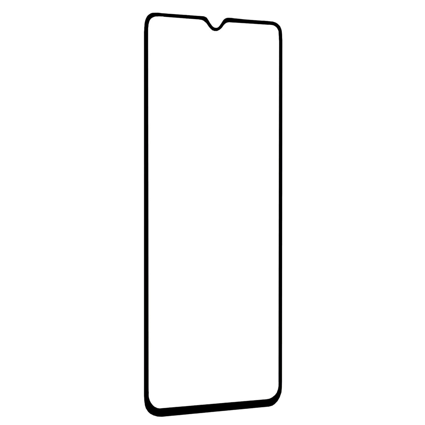 Blue Shield Screen Protector for Samsung Galaxy A06 A065, Tempered Glass, Full Glue, Case Friendly, Black