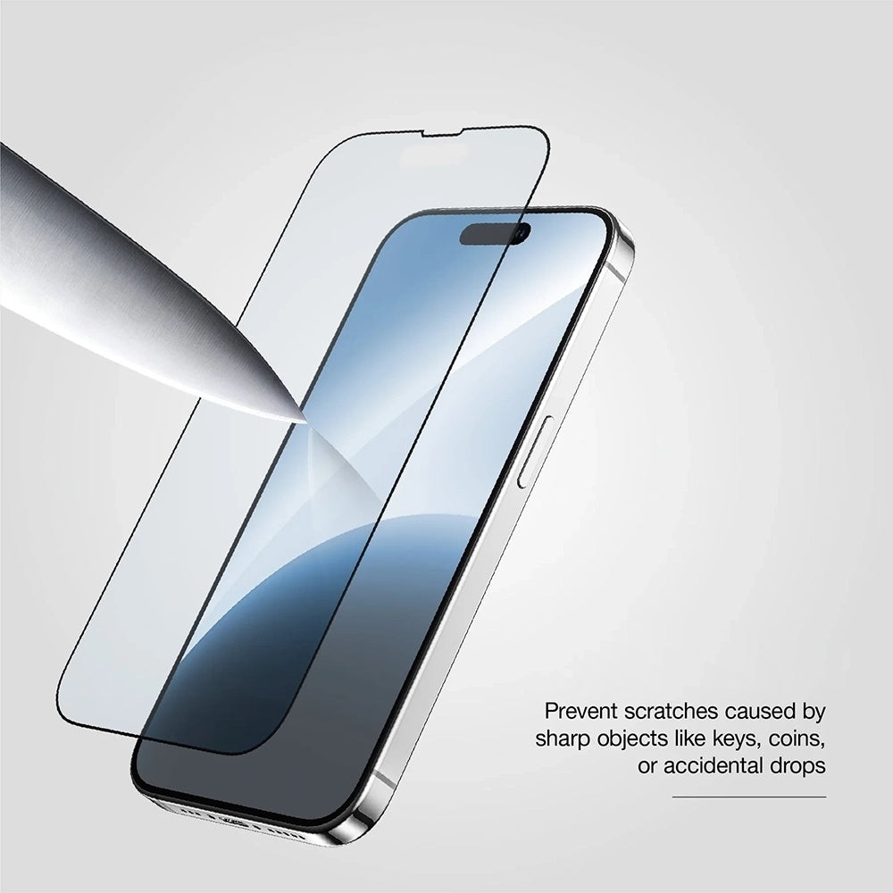 Anank 10X Reinforced CG Screen Protector for Apple iPhone 17 Air, Tempered Glass, Full Glue, 2.5D, Black
