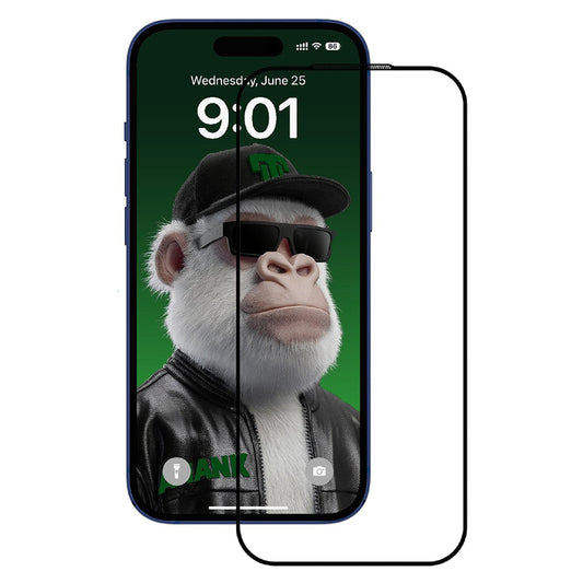 Anank 10X Reinforced CG Screen Protector for Apple iPhone 17 Air, Tempered Glass, Full Glue, 2.5D, Black