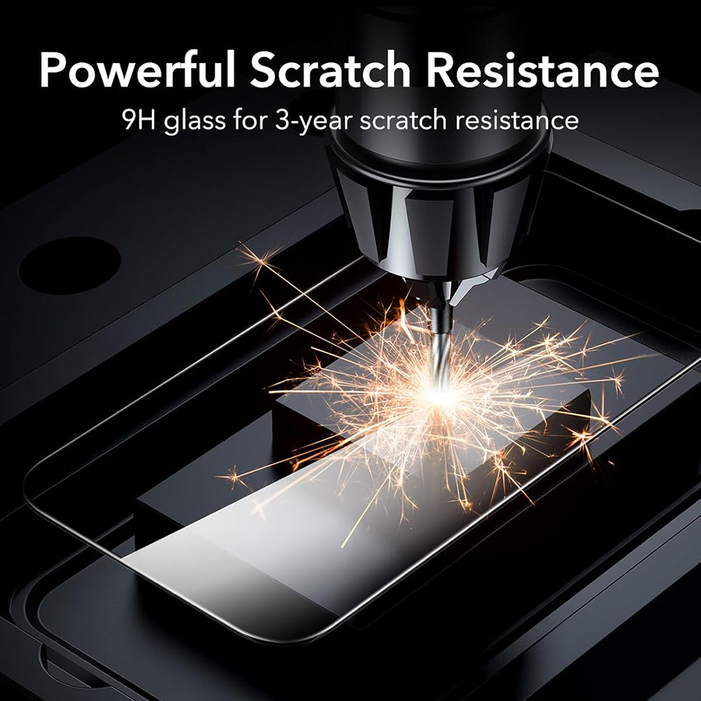 Anank Screen Protector Film for Apple iPhone 15, Tempered Glass, Full Glue, 3D, Set of 10 pieces