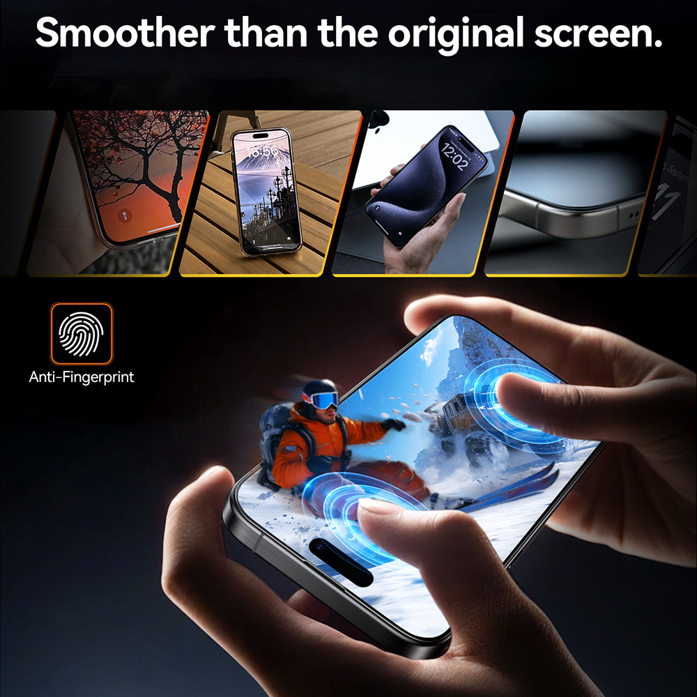 Torras GlassGo Install Master Screen Protector for Apple iPhone 17 Pro, Tempered Glass, Full Glue
