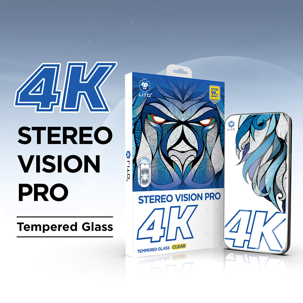 Lito D+ Max 4K Screen Protector for Apple iPhone 17 Air, Tempered Glass, Full Glue, Black