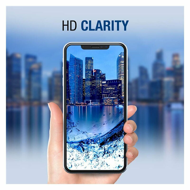 Lito Screen Protector Film for Apple iPhone 14 / 13 Pro / 13, Tempered Glass, Full Glue, 2.5D, Black