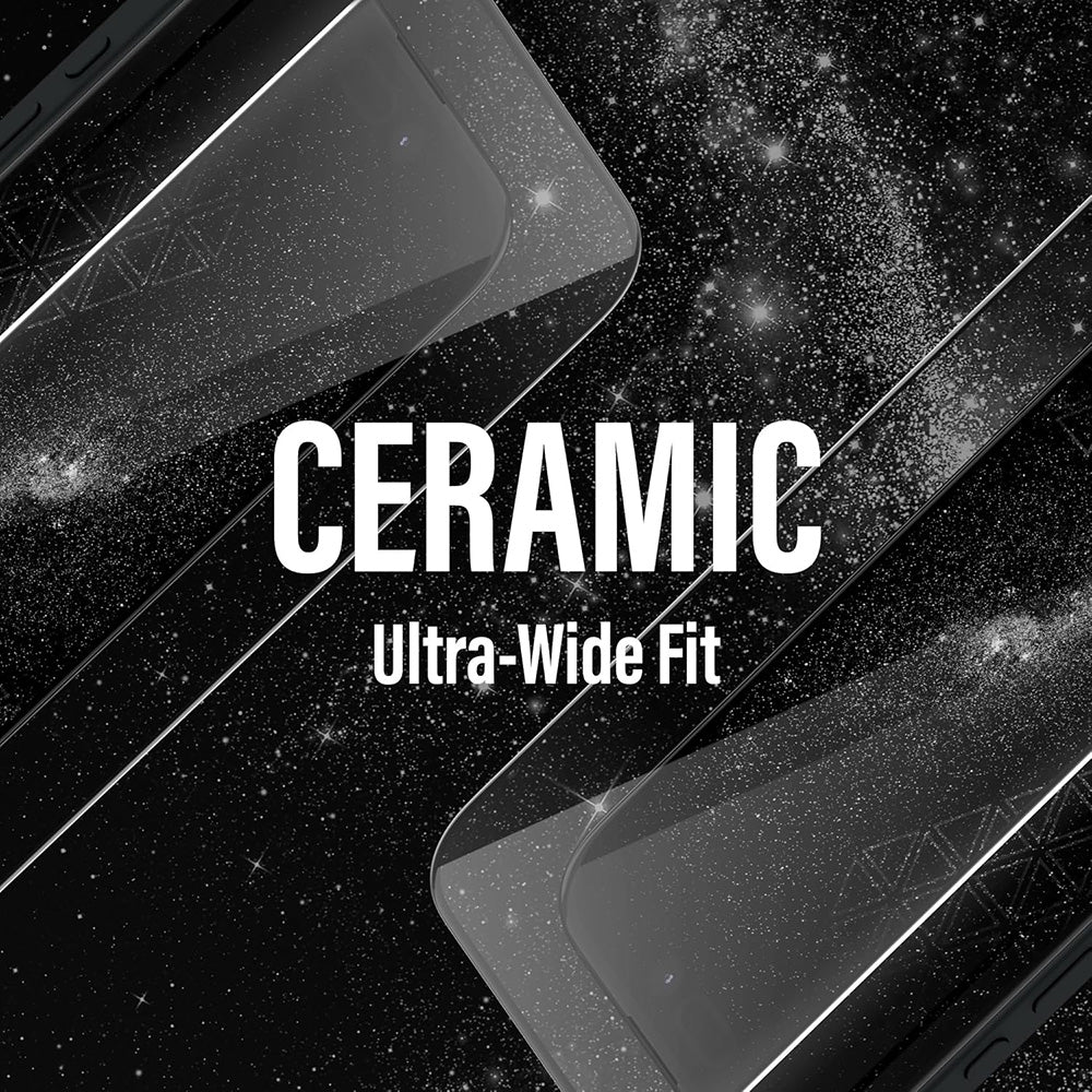 PanzerGlass Ultra-Wide Ceramic EasyAligner Screen Protector for Samsung Galaxy S25 S931 / S24 S921, Tempered Glass, Full Glue