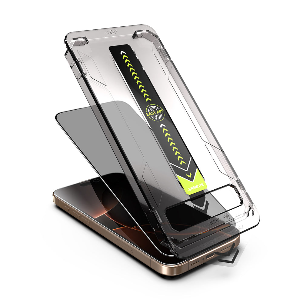 Privacy Techsuit TitanGlass Screen Protector for Apple iPhone 17 Air, Tempered Glass, Full Glue