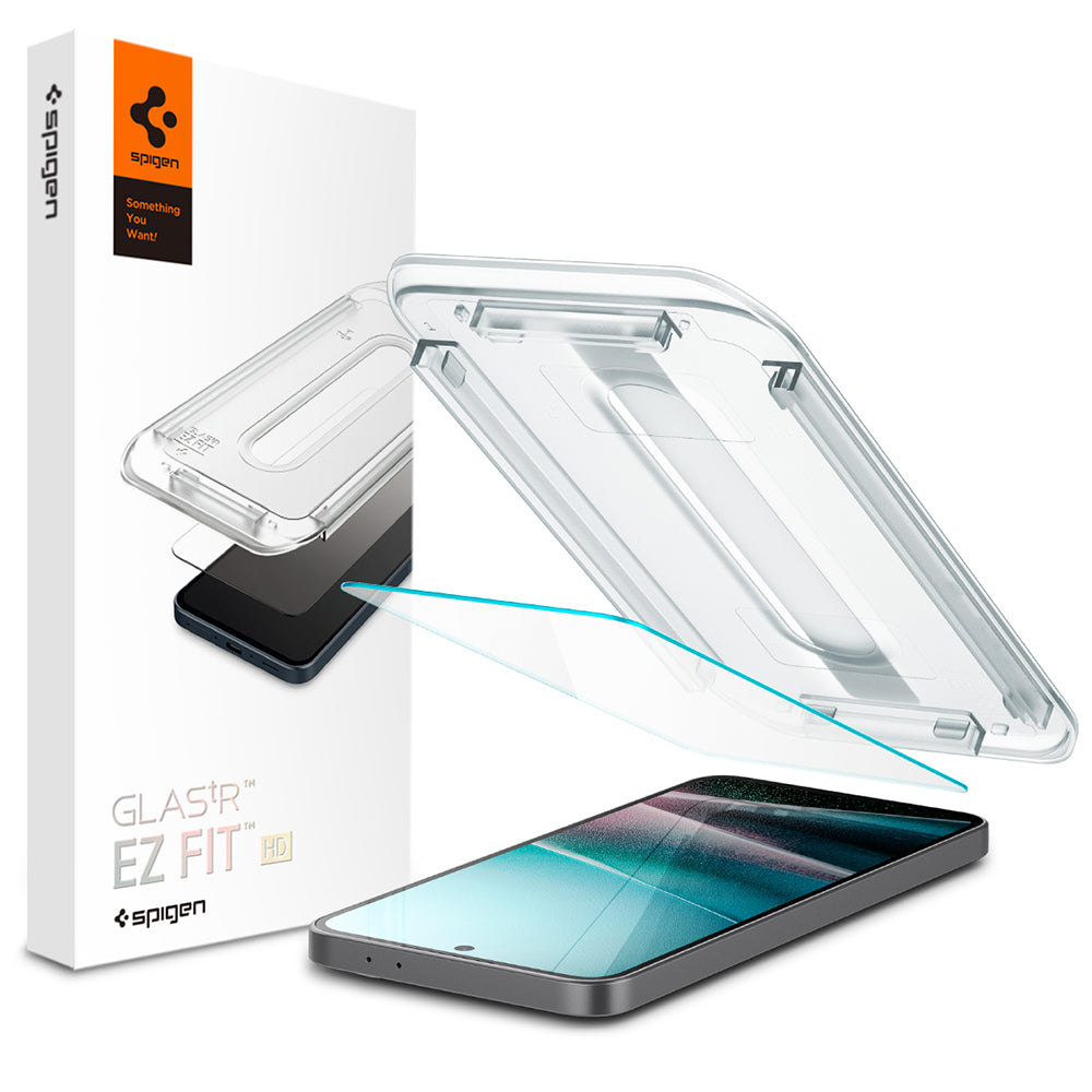 Spigen GlastR EZ FIT HD Screen Protector for Samsung Galaxy A37 5G / A36 A366, Tempered Glass, Full Glue AGL11365
