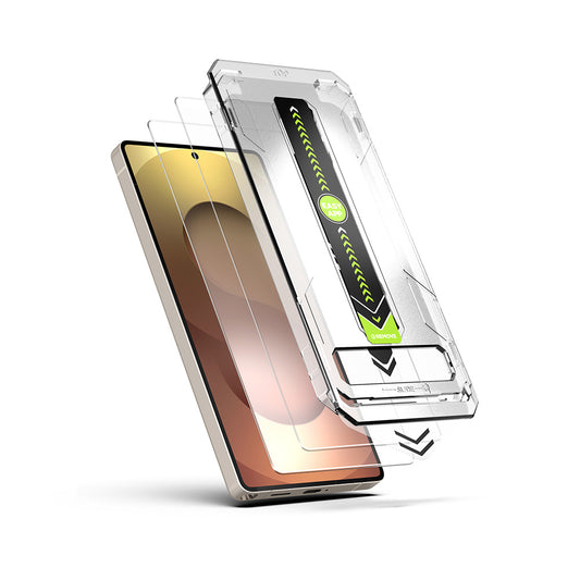 Techsuit TitanGlass CrystalHD Screen Protector for Samsung Galaxy S26, Tempered Glass, Full Glue, Set of 2 Pieces