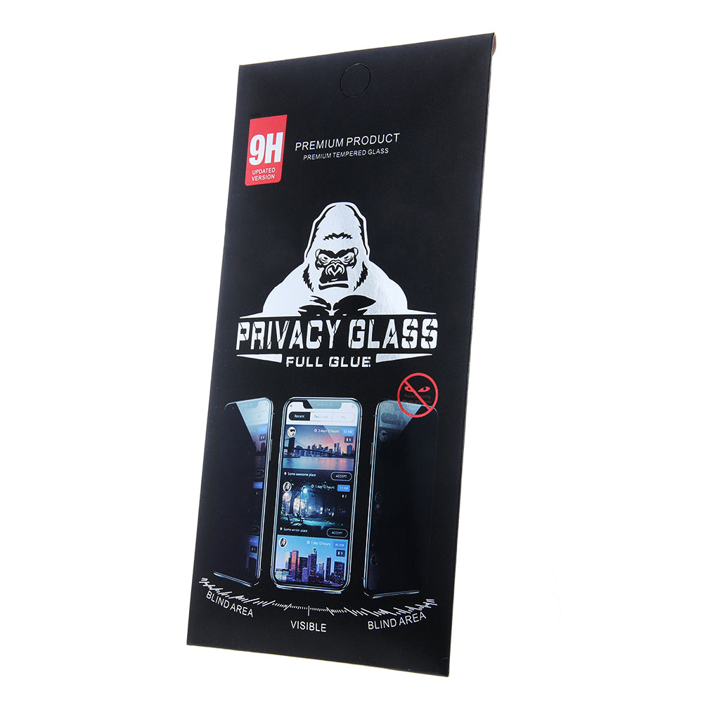 Privacy Screen Protector OEM for Apple iPhone 11 Pro Max / XS Max, Tempered Glass, Full Glue