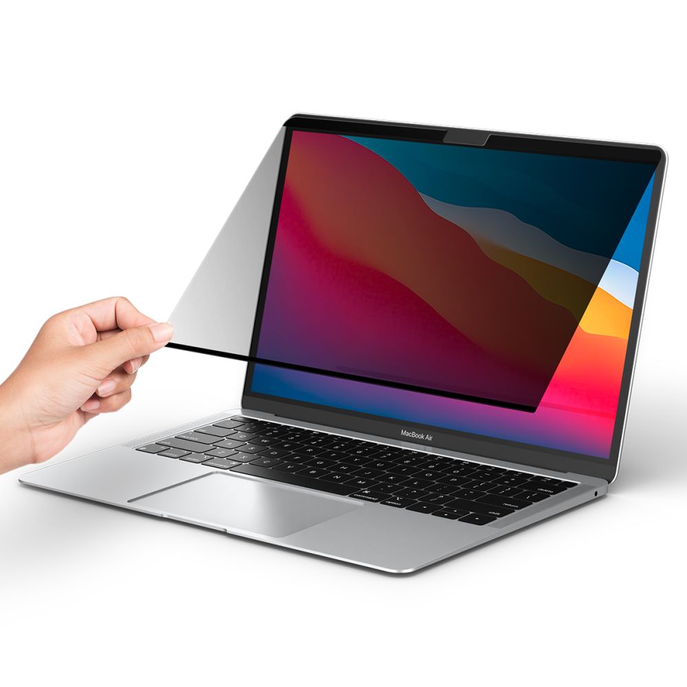 Spigen Safe View Magnetic Privacy Protection Film for Apple MacBook Air M3 13inch (2024) / (2022), Plastic AFL06253