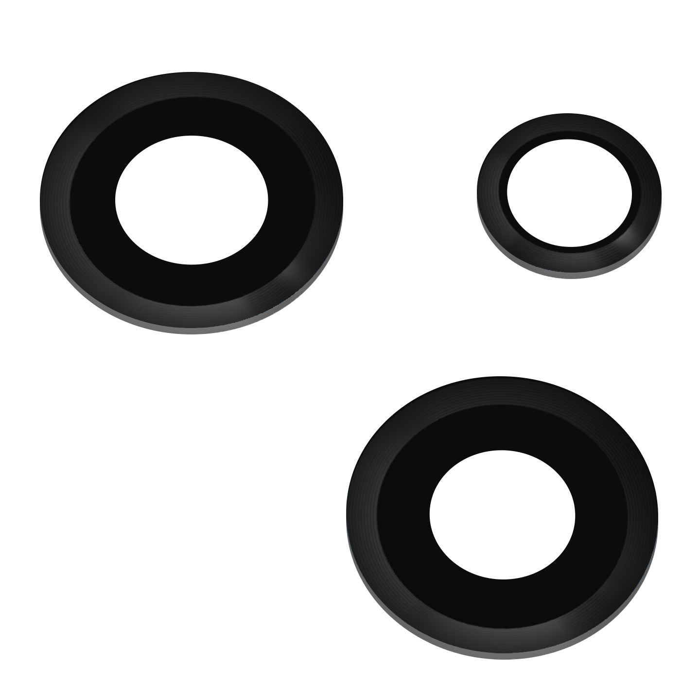 Xiaomi Redmi Note 12 5G Rear Camera Glass, Wide + UltraWide + Macro, Black