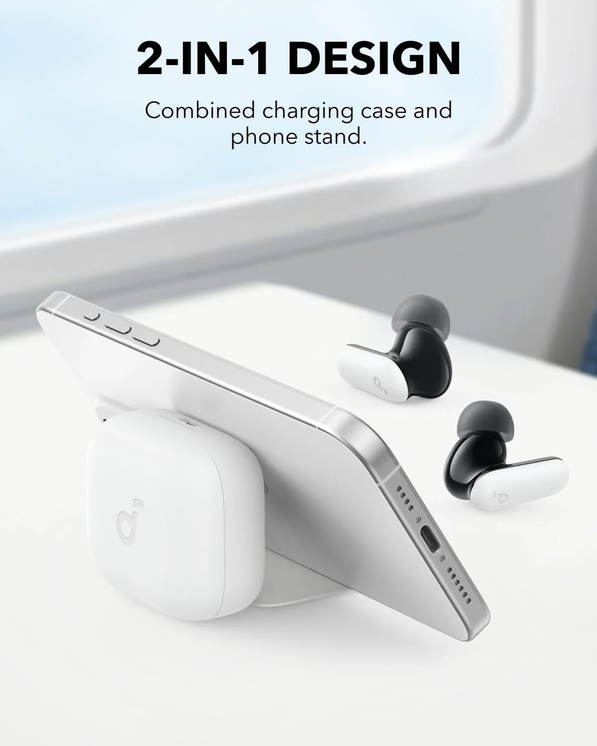 Handsfree Bluetooth Anker SoundCore P30i, TWS, ANC, White A3959321
