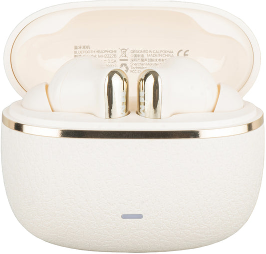 Bluetooth Handsfree Monster Clarity 200, TWS, ANC, Light Cream