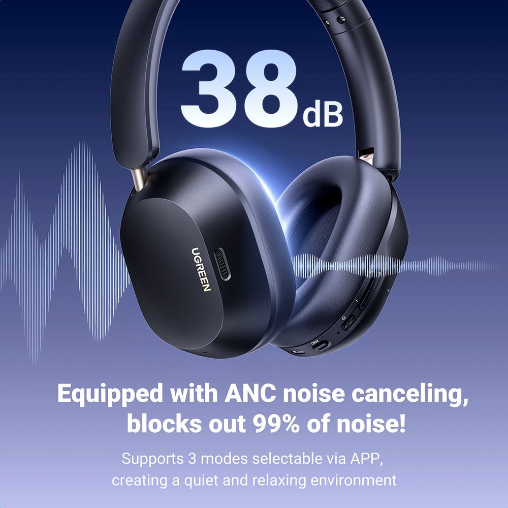 UGREEN HiTune Max5C HP203 Handsfree Bluetooth, A2DP, ANC, Blue