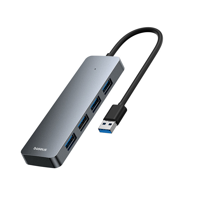Baseus UltraJoy Lite USB Hub, 4 x USB-A 3.0, Gray B0005280B811-00