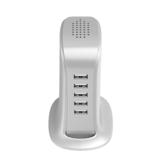 Dudao A5EU Station Charger, 25W, 5A, 5 x USB-A, White