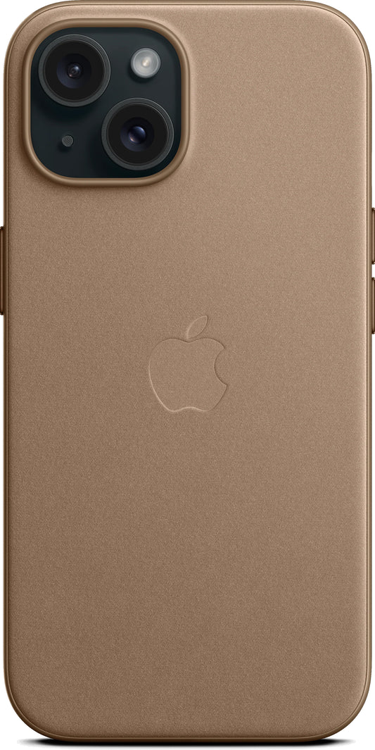 MagSafe Case for Apple iPhone 15, FineWoven, Brown MT3C3ZM/A
