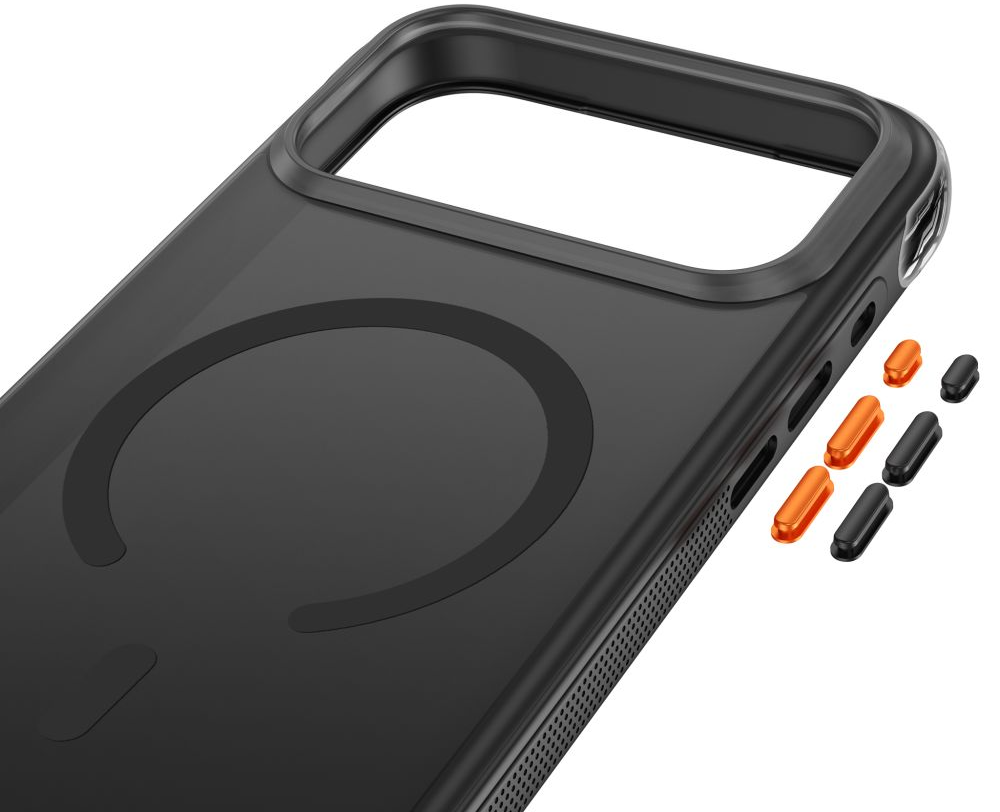 MagSafe Case for Apple iPhone 18 Pro Max / 17 Pro Max, Tech-Protect, MagAir CC, Matte Black