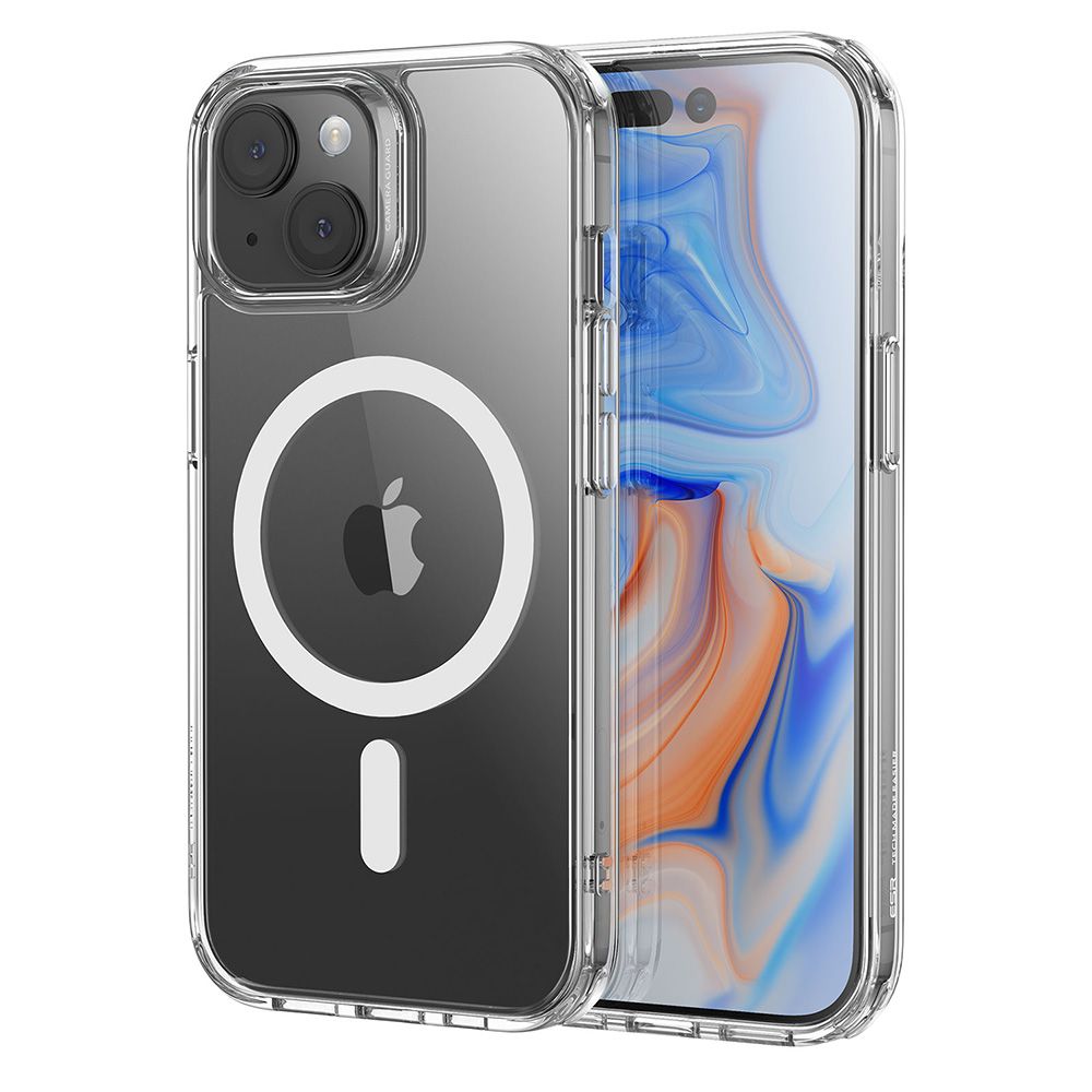MagSafe Case for Apple iPhone 15 Plus, ESR, Classic Hybrid, Transparent