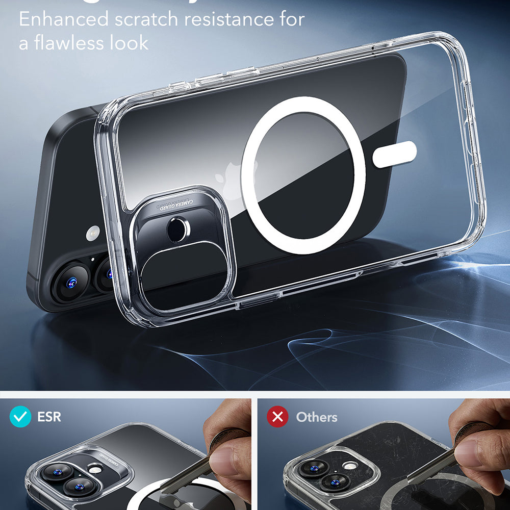 MagSafe Case for Apple iPhone 16, ESR, Classic Hybrid, Transparent