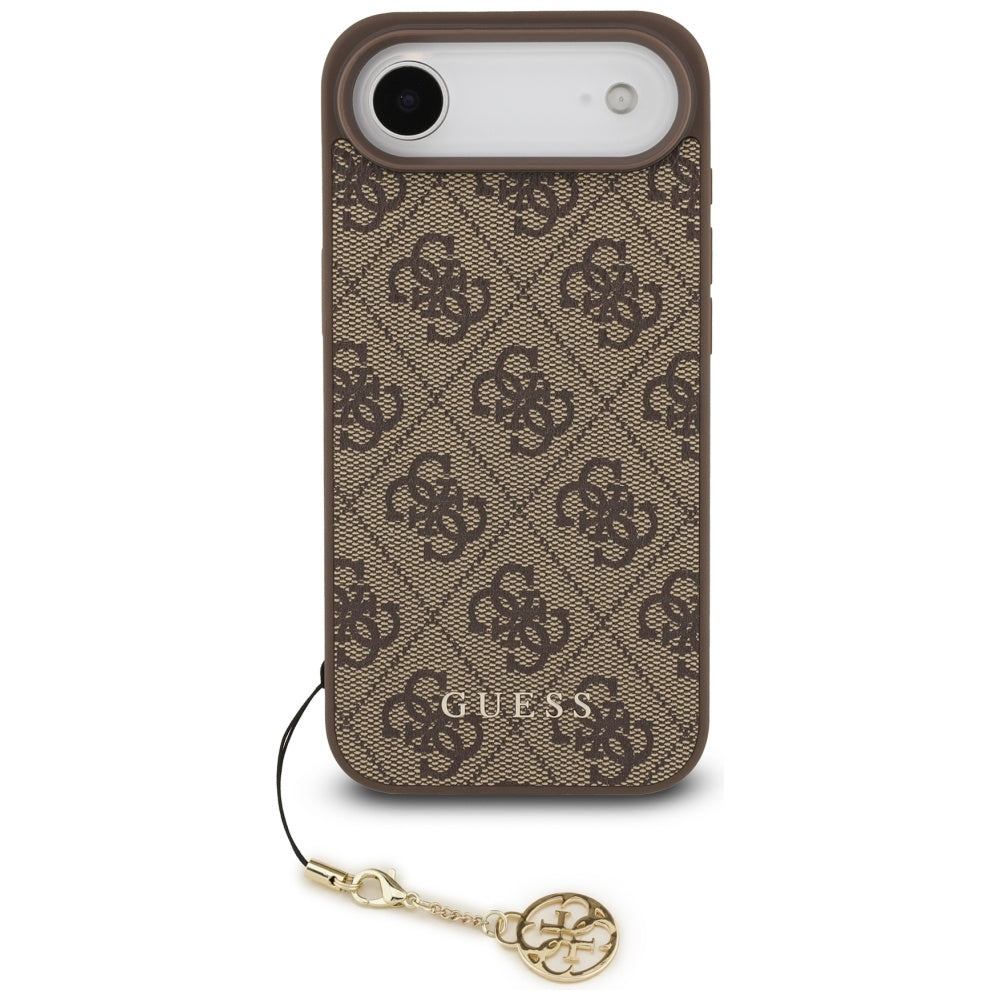 MagSafe Case for Apple iPhone 17 Air, Guess, 4G Charm Cradle, Brown