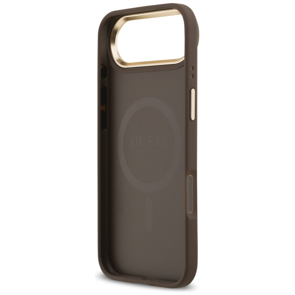 MagSafe Case for Apple iPhone 17 Air, Guess, 4G Classic, Brown