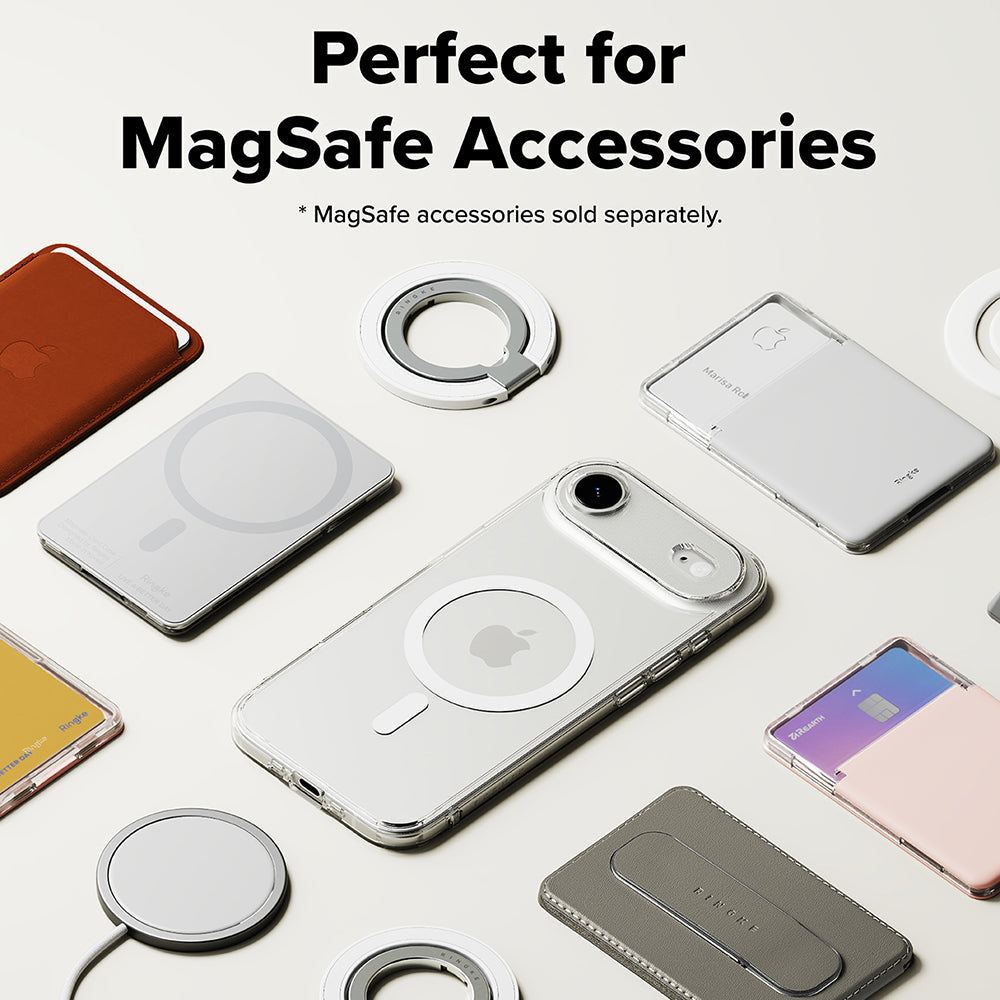 MagSafe Case for Apple iPhone 17 Air, Ringke, Fusion, Matte Transparent