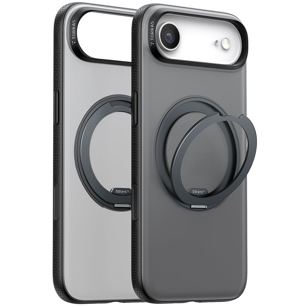 MagSafe Case for Apple iPhone 17 Air, Torras, Ostand R Fitness, Black