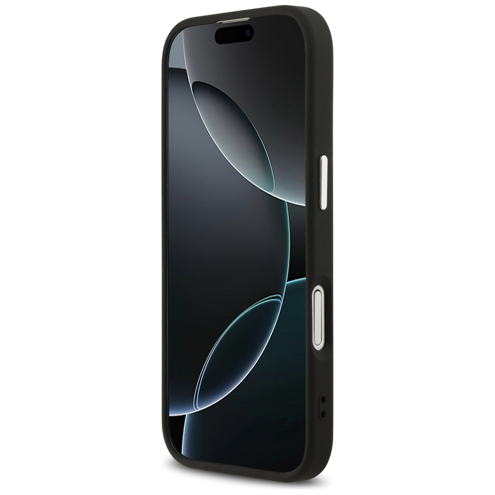 MagSafe Case for Apple iPhone 17, Guess, 4G Classic Logo, Black