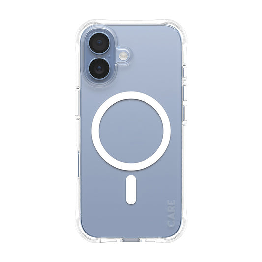 MagSafe Case for Apple iPhone 17, PanzerGlass, Fashionable Care, White Transparent