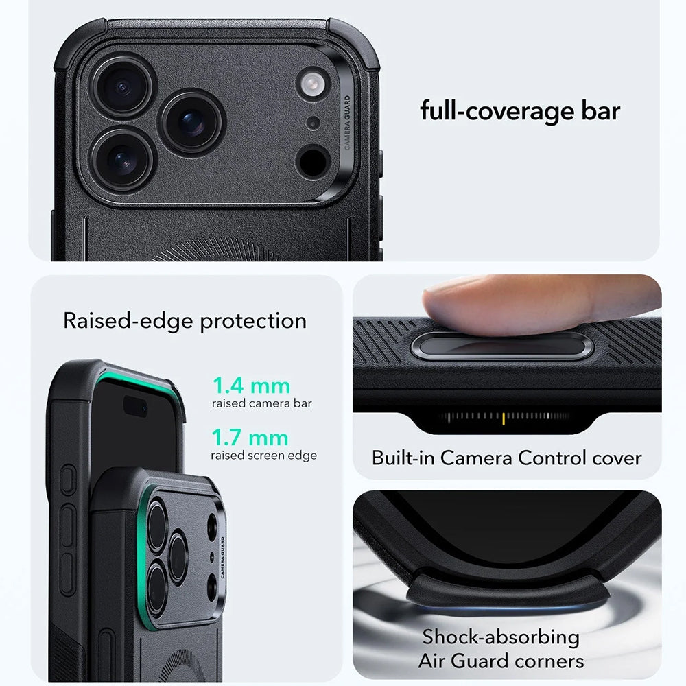 MagSafe Case for Apple iPhone 17 Pro, ESR, Cyber, Black