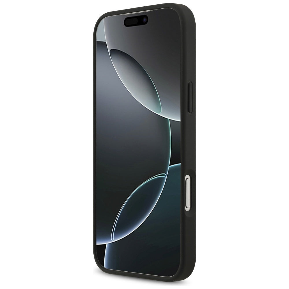 MagSafe Case for Apple iPhone 17 Pro Max, Guess, 4G Circle Classic Logo, Black