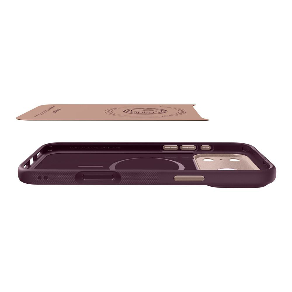 MagSafe Case for Apple iPhone 17 Pro Max, Spigen, Caseology Nano Pop, Burgundy ACS10261
