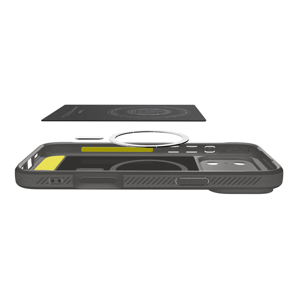 MagSafe Case for Apple iPhone 17 Pro Max, Spigen, Rugged Armor, Gray