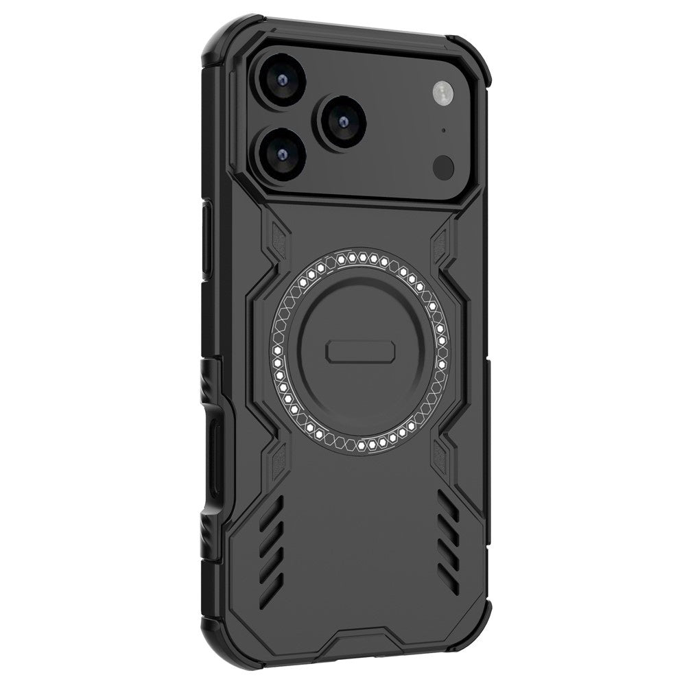 MagSafe Case for Apple iPhone 17 Pro Max, Techsuit, ArmorMag, Black