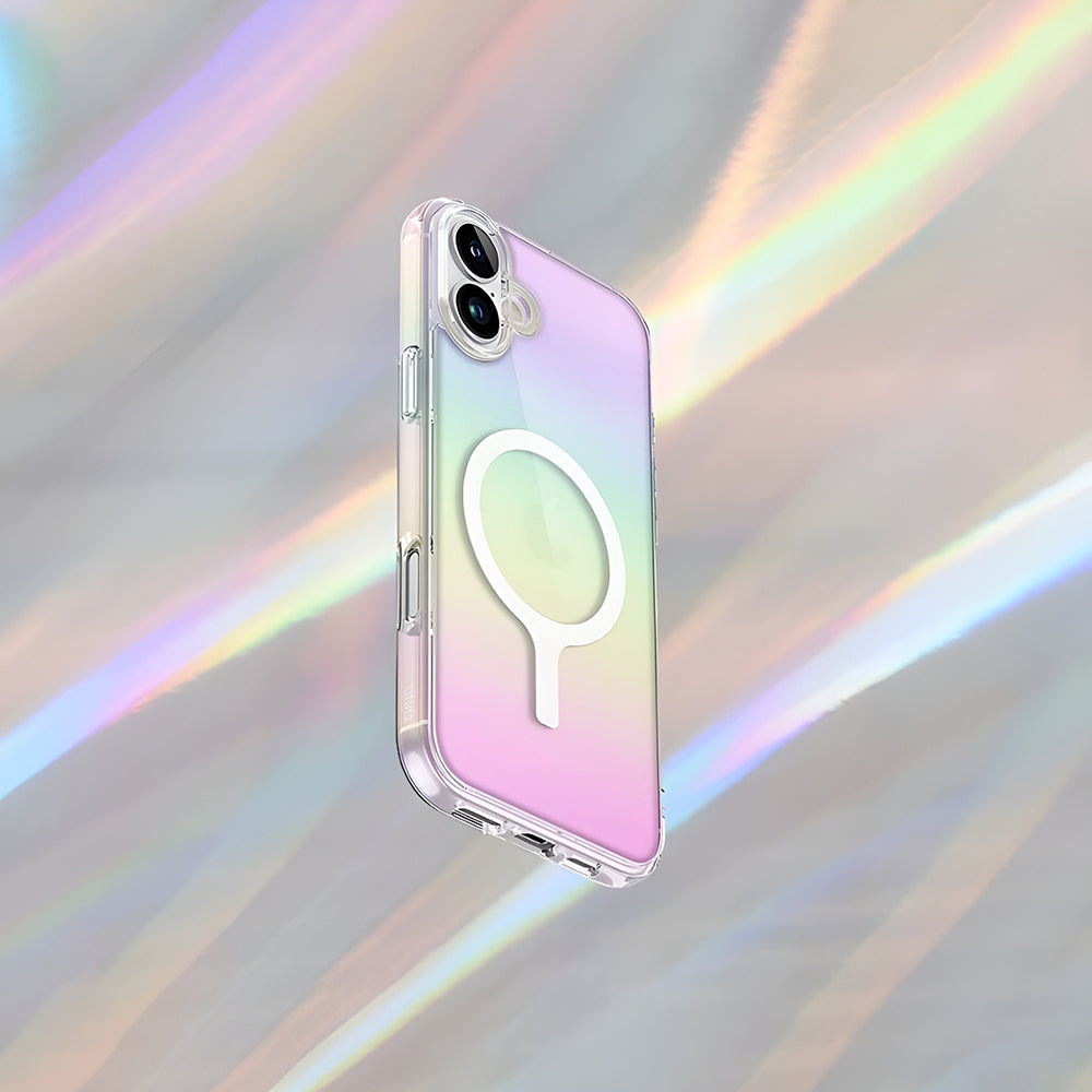 MagSafe Case for Apple iPhone 17 Pro Max, UNIQ, Iridescia MagClick, Aurora