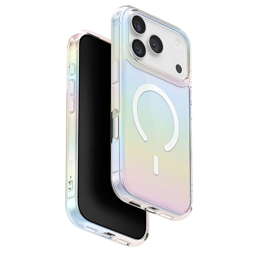 MagSafe Case for Apple iPhone 17 Pro Max, UNIQ, Iridescia MagClick, Multicolor