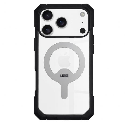 MagSafe Case for Apple iPhone 17 Pro Max, Urban Armor Gear, Trooper, Transparent Gray