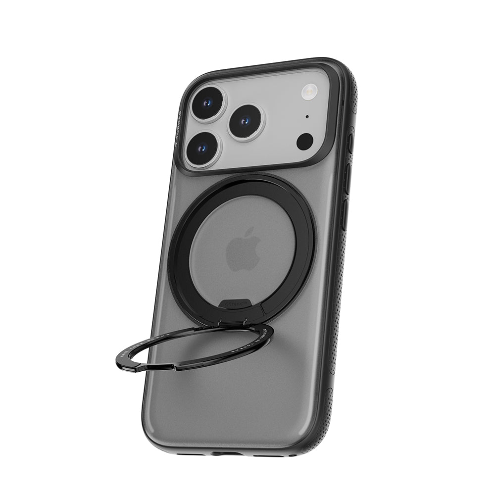 MagSafe Case for Apple iPhone 17 Pro, Torras, Ostand R Fitness, Black